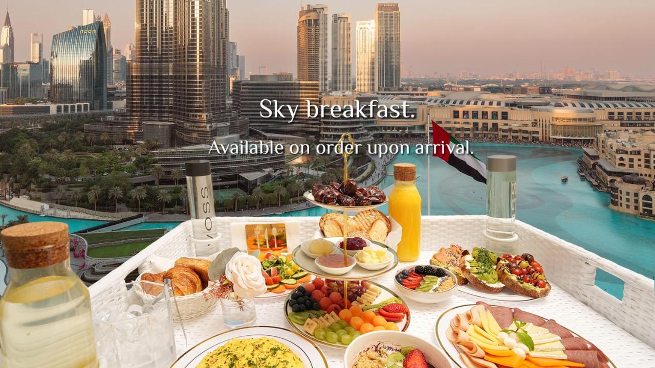 Elite Royal Apartment - Full Burj Khalifa & Fountain View - Ruby Дубай Экстерьер фото